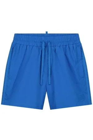 Malelions Signature Patch Swim Shorts Cobalt