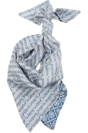 Tory Burch T monogram sublime silk scarf