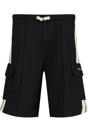 Palm Angels Kinder Jongens Shorts In Zwart