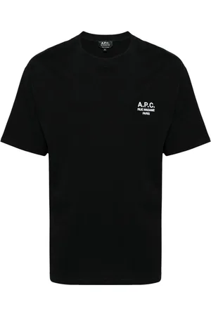 A.P.C. T shirt en coton raymond a logo brode 3