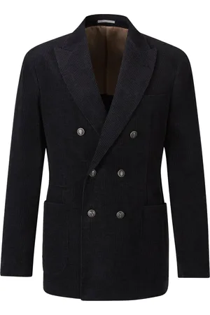 Brunello Cucinelli Corduroy Double-breasted Blazer