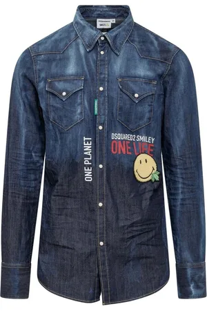 Dsquared2 X Smiley Denim Shirt