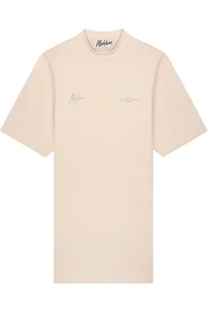 Malelions Members T-Shirt Dress - Beige