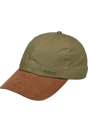Barbour Casquette Transport vert visière velours brun pressions dorées MHA0888 GN31