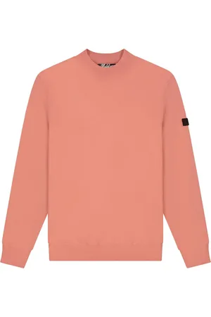Malelions Men Knitted Mock Neck Sweater