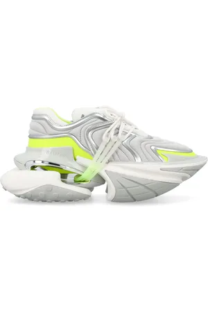 Balmain Unicorn Sneaker Grey Fluo Green
