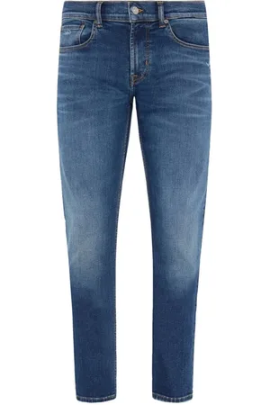 7 for all Mankind SlimTap Lux Per Cadenza Dark Blue
