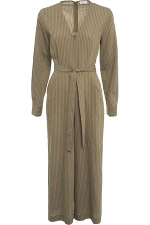 Liu Jo Striped jumpsuit with waist belt
