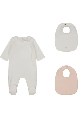 Chloé Chloe Baby Meisjes Boxpakje In Wit