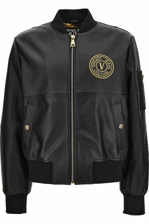 VERSACE Coats Black