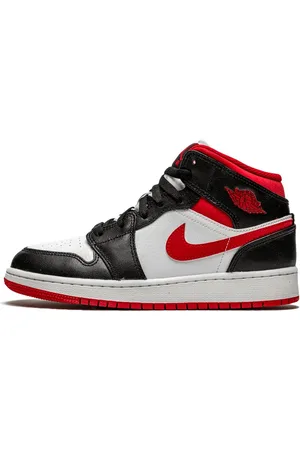Nike Air Jordan 1 Mid Gym Red Black White (GS)