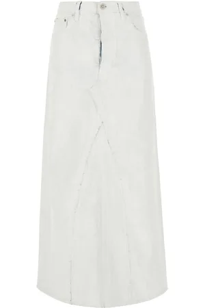 Maison Margiela White denim skirt
