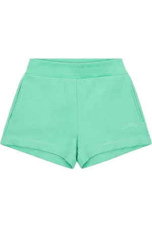 Iceberg KIDS - Mint Shorts with Elastic Waistband
