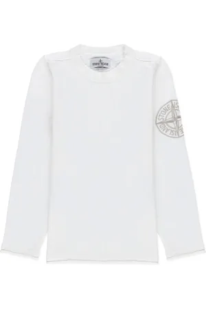 Stone Island Sweaters White