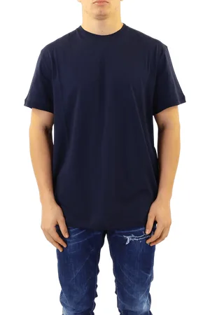 Alexander McQueen Heren Skull Ill T-shirt Blauw