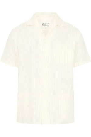 Maison Margiela Short Sleeved Shirt Striped