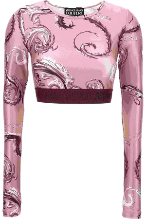 VERSACE T-shirts and Polos Pink