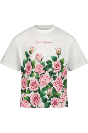 Dolce & Gabbana Kinder Meisjes T-Shirt In Wit
