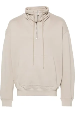 Helmut Lang Funnel Neck Sweater Stone