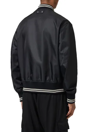 Iceberg Regular-fit black jacket in recycled polyester with GRS certification