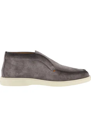 santoni Heren Digits Loafer Grijs
