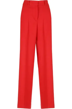 Msgm Trousers Red