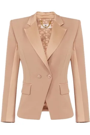 Elisabetta Franchi Jackets Natural