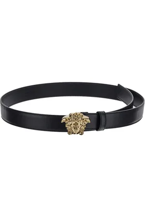 VERSACE La Medusa Leather Belt