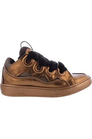 Lanvin Dames Curb Sneaker Bronze Metallic