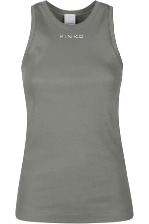Pinko Distinto Tank Top Green