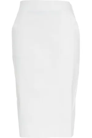 OBLÒ UNIQUE Pencil skirt in denim
