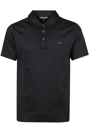 Michael Kors Short Sleeve Sleek Polo Shirt Black