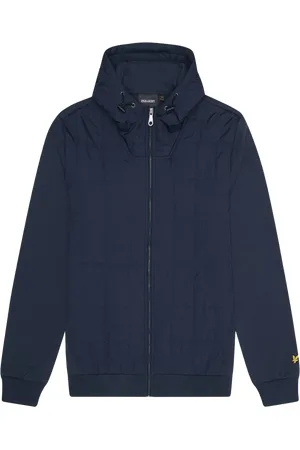 Lyle & Scott Hybrid Quilted Zip Through Hoodie