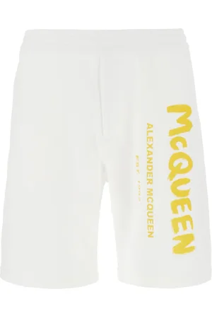 Alexander McQueen White cotton bermuda shorts