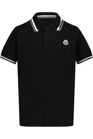 Moncler Kinder Jongens Polo In Zwart