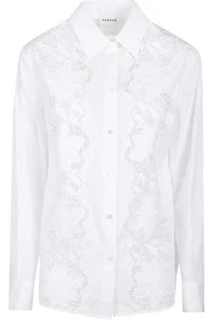 P.A.R.O.S.H. Cioccolato Long Sleeve Shirt White