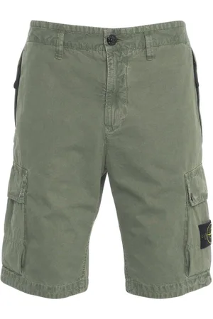 Stone Island Cargo shorts with detachable logo