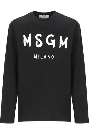 Msgm T-Shirts And Polos Black