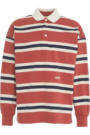 Autry Polo in striped jersey