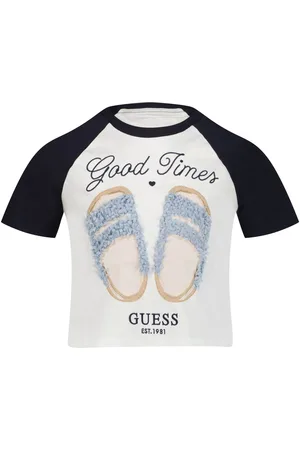 Guess Kinder Meisjes T-Shirt In Wit