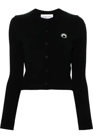 Marine Serre Sweaters Black