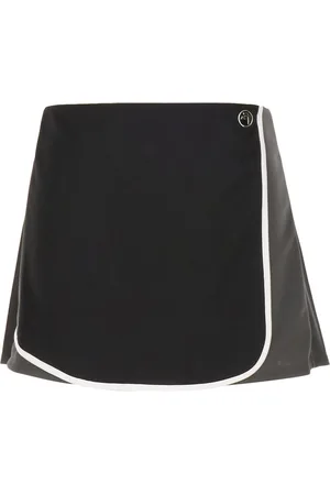 AMBUSH Two-tone polyester Track miniskirt