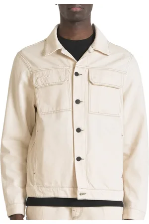 Antony Morato COAT OVER FIT IN NATURAL COTTON DENIM