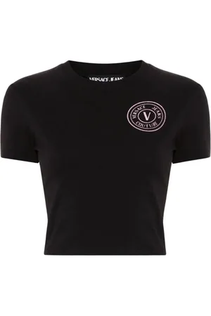 VERSACE T-shirts and Polos Black