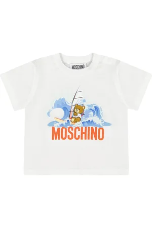 Moschino Baby Meisjes T-Shirt In Wit
