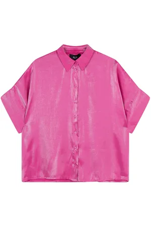 Alix the label The Label Shine Boxy Blouse Blouses Roze 2503939026