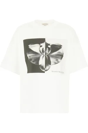 Alexander McQueen White cotton oversize t-shirt