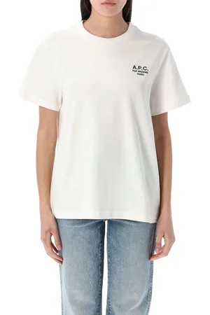 A.P.C. T-Shirt Standard Rue Madame Whitedark Navy