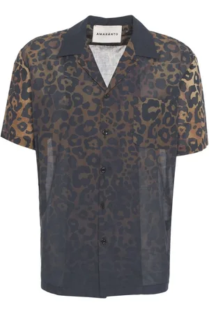 AMARANTO Animal print shirt