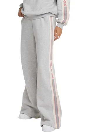Alix the label Ladies Knitted Side Tape Wide Leg Sweat Pants